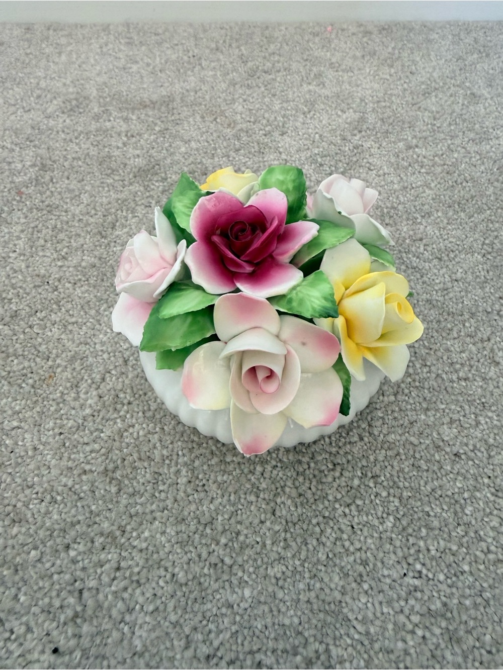 Porcelain Floral Rose Bouquet Royal doulton birks
